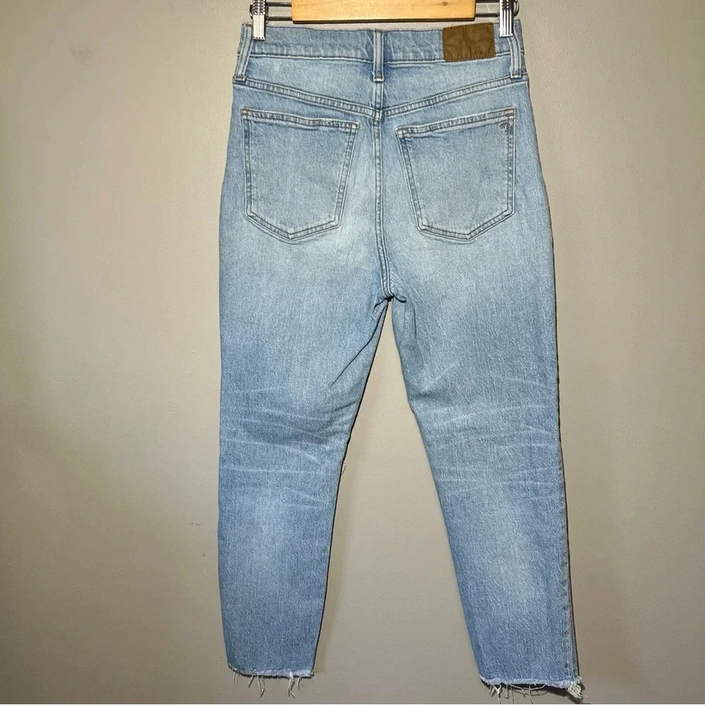 Madewell The Perfect Vintage Jean Size 27 Light Wash High Rise Distressed